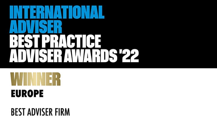 2022 IA Best Practice Adviser Awards - EU Best Adviser Firm (Winner)